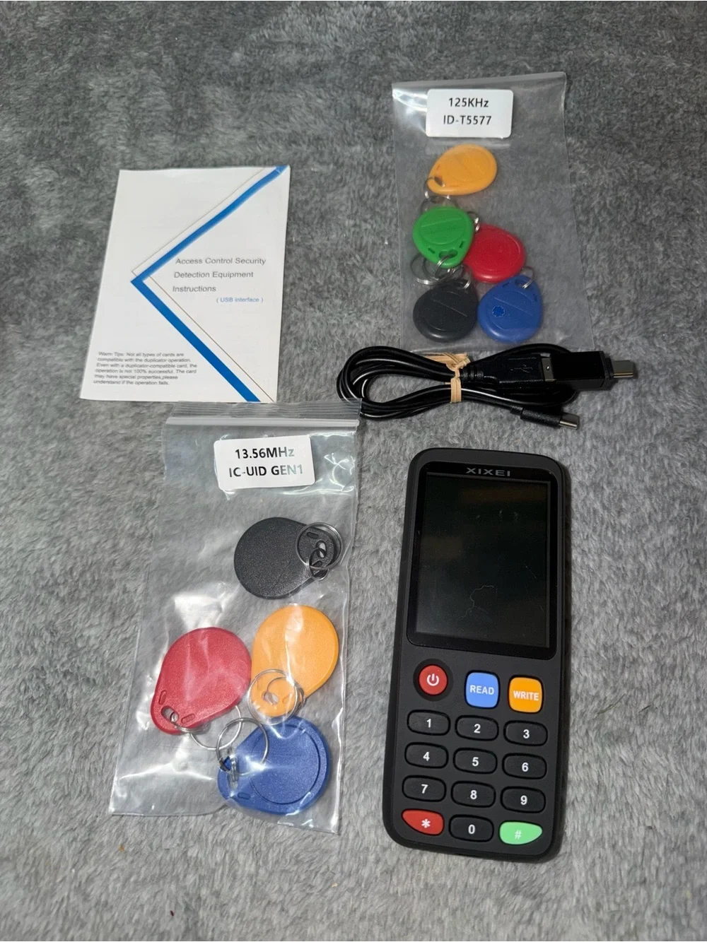 XIXEI X7 NFC RFID Card Copier Reader Writer Duplicator for Mulit Frequency